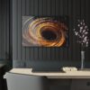 Black Hole Abstraction: Acrylic Print for Wall & Office Decor