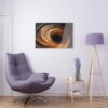 Black Hole Abstraction: Acrylic Print for Wall & Office Decor