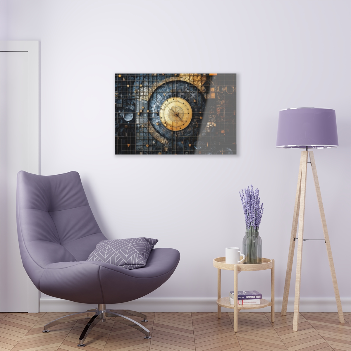 78313-69.jpg Time Travels: Abstract Journey Wall Art Acrylic Print