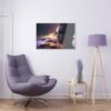 Oceanic Harmony: Abstract Ocean Girl - Acrylic Print