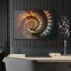SpiPal Time: Abstract Harmony - Acrylic Print for Wall & Office Decor