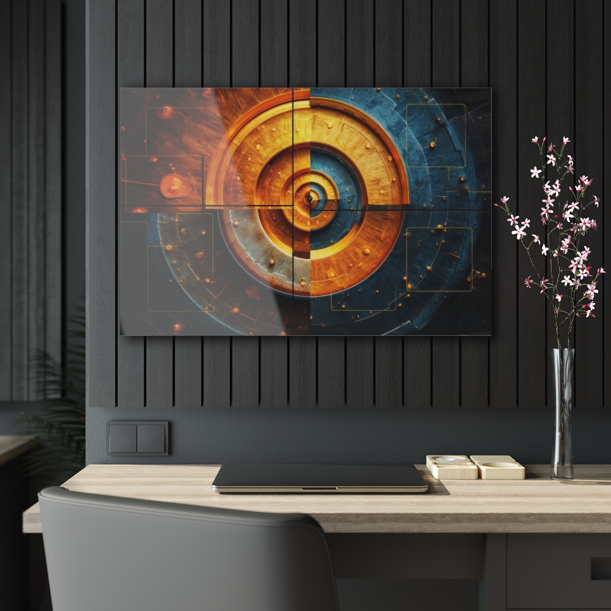 Standoff Abstraction: Acrylic Wall Art