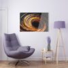 Black Hole Abstraction: Acrylic Print for Wall & Office Decor