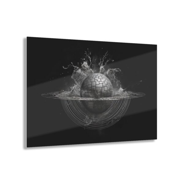 Abstract Momentum: Acrylic Print for Dynamic Wall & Office Decor