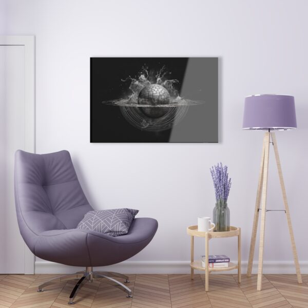 Abstract Momentum: Acrylic Print for Dynamic Wall & Office Decor