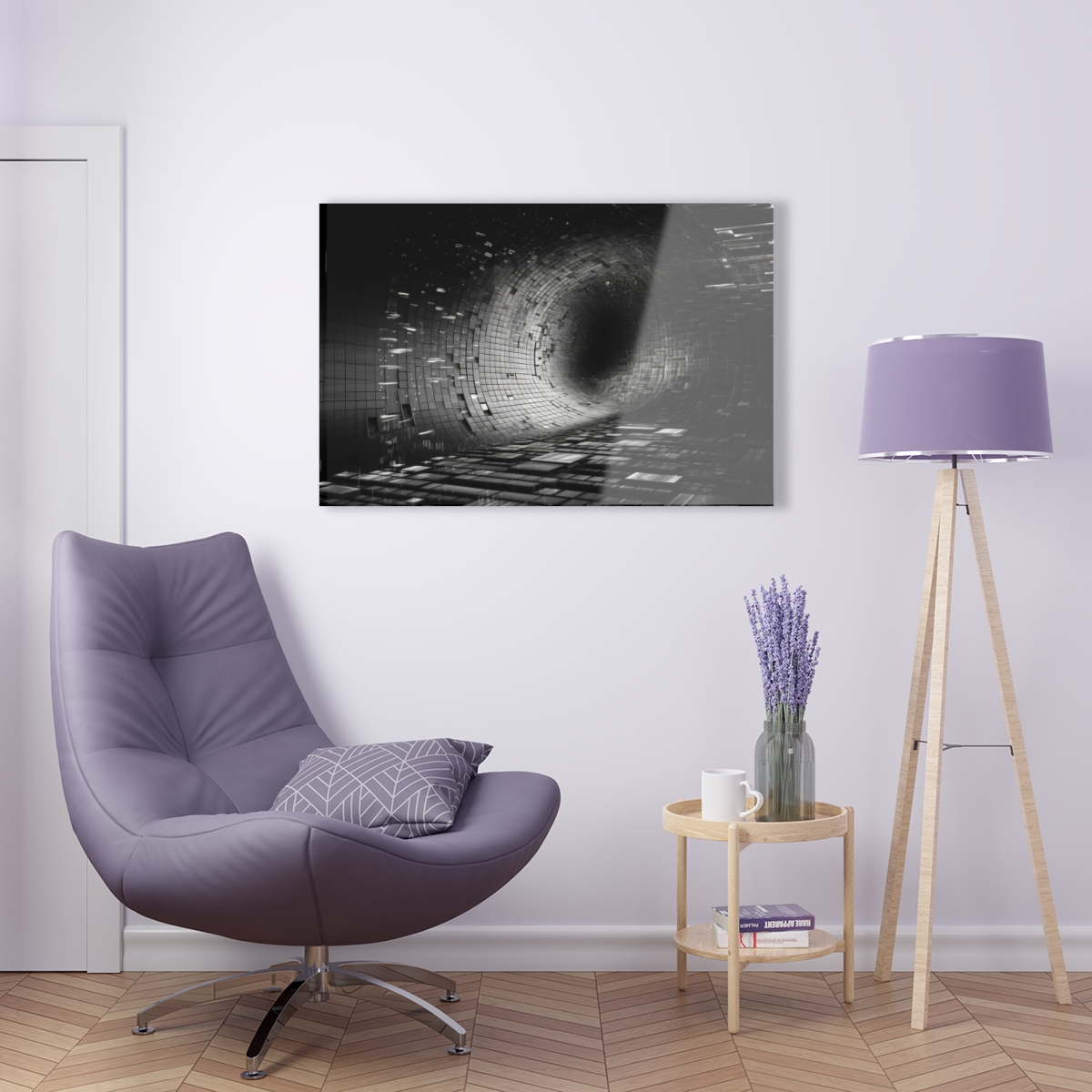 78315-44.jpg Dynamic Turbulence: Abstract Acrylic Print for Wall & Office Decor