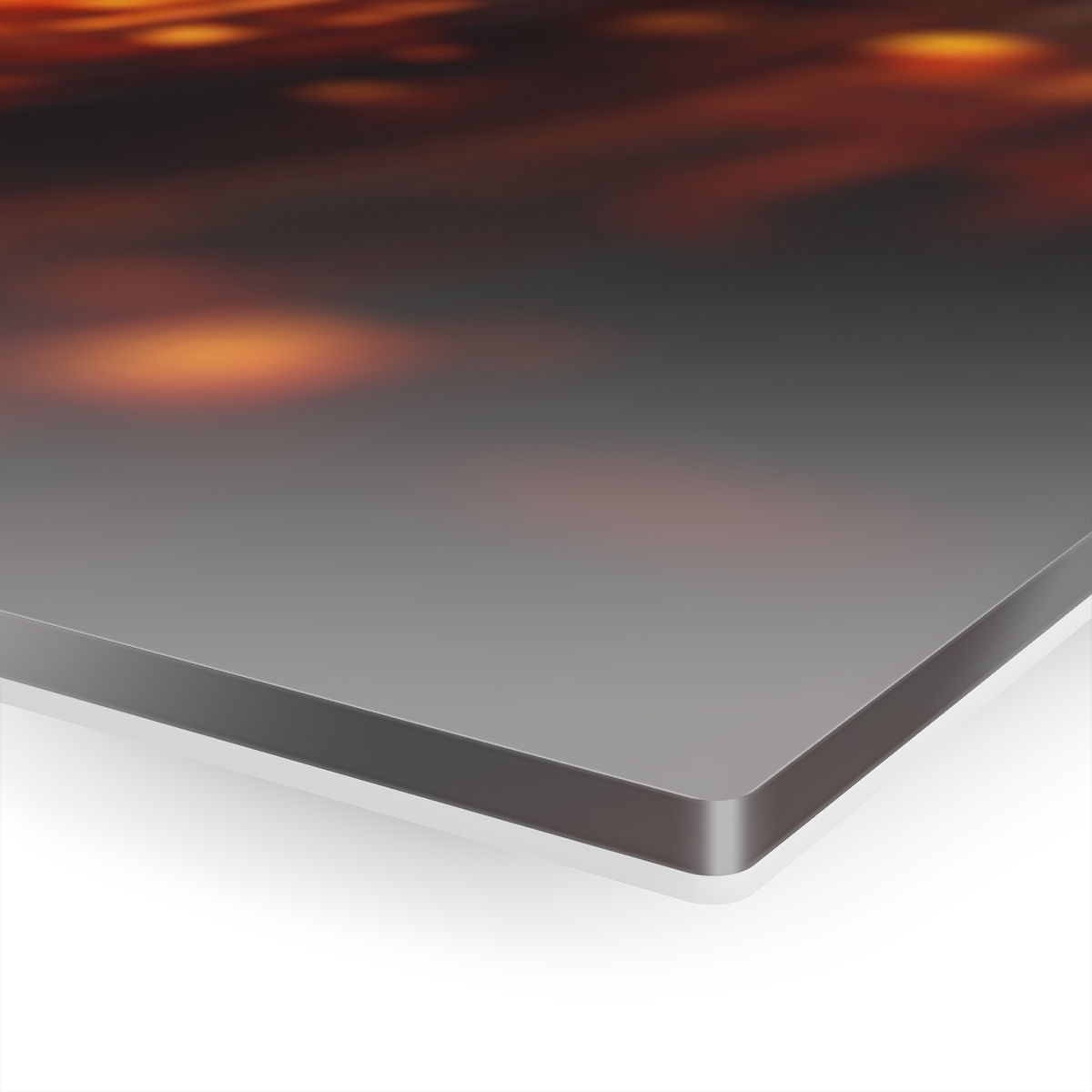 Metallic Spiral: Abstract Wall Art Decor - Acrylic Print