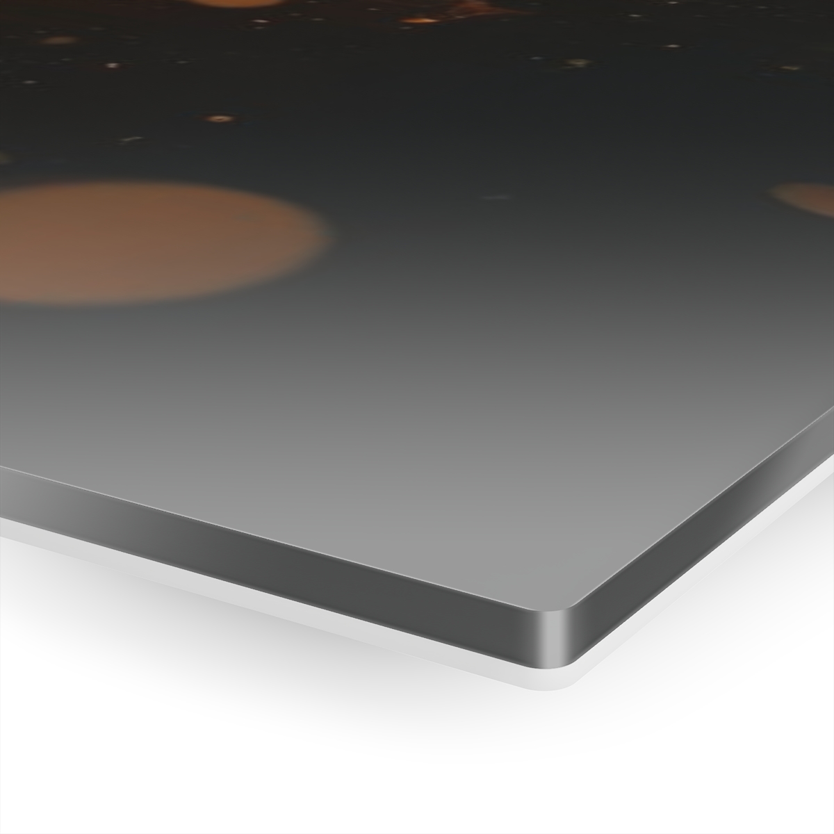 Melodic Flames: Abstract Fire Music Wall Art Acrylic Print