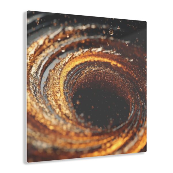 Black Hole Abstraction: Acrylic Print for Wall & Office Decor