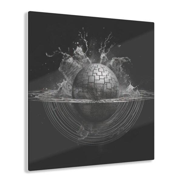 Abstract Momentum: Acrylic Print for Dynamic Wall & Office Decor