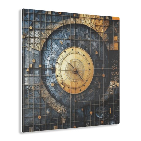 Time Travels: Abstract Journey Wall Art Acrylic Print