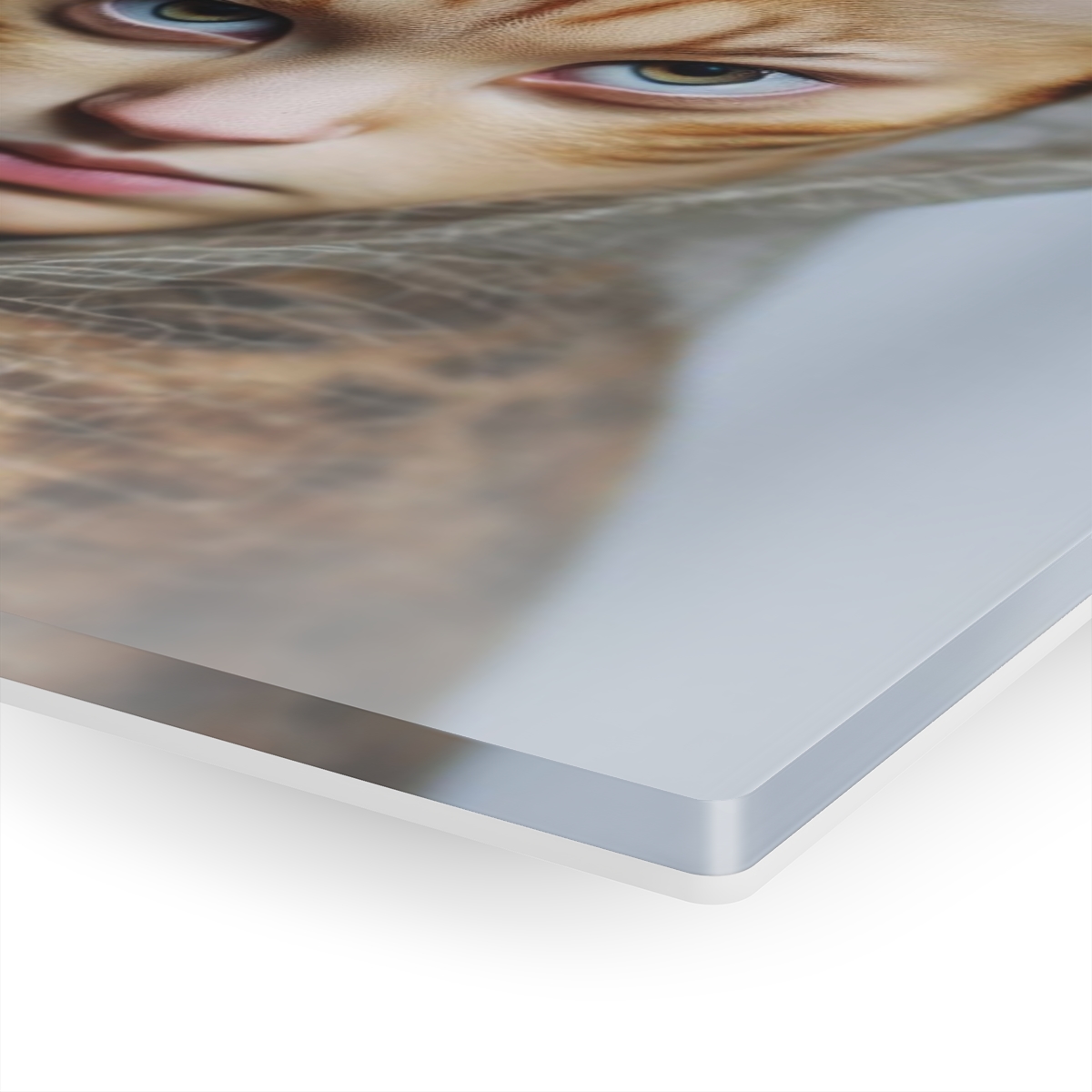 78304-37.jpg Feline Elegance: Woman-Cat Acrylic Print