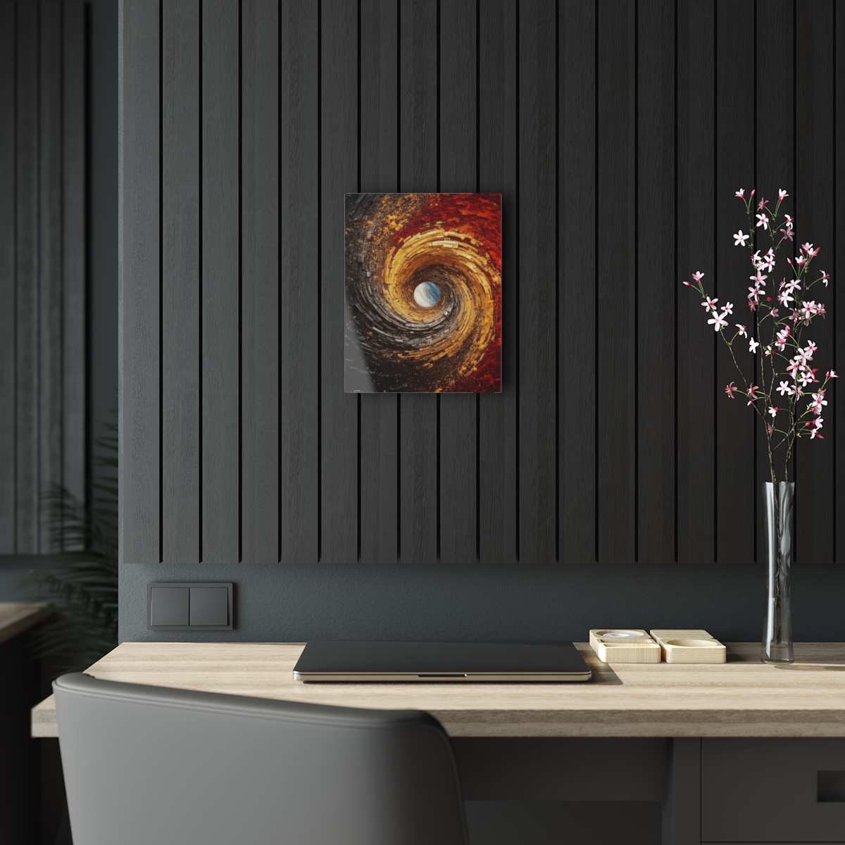 Swirling Abstract: Acrylic Print for Wall & Office Décor