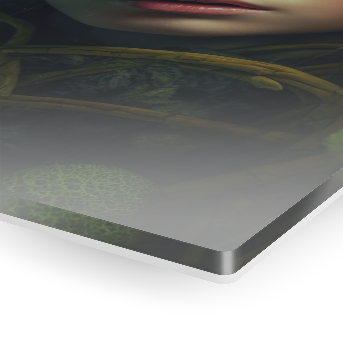 Seaweed Girl: Abstract Oceanic Delight - Acrylic Print for Wall Art Decor & Office Wall Decor