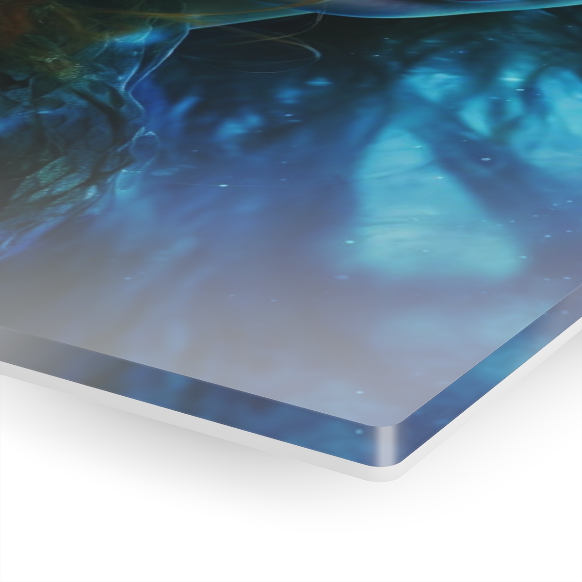 78305-50.jpg Contrasting Serenity: Abstract Girl in Warm and Cold - Acrylic Print