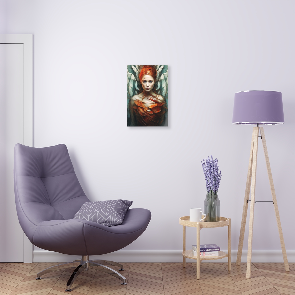 78305-62.jpg Rocky Essence: Abstract Life's Reflection Acrylic Print