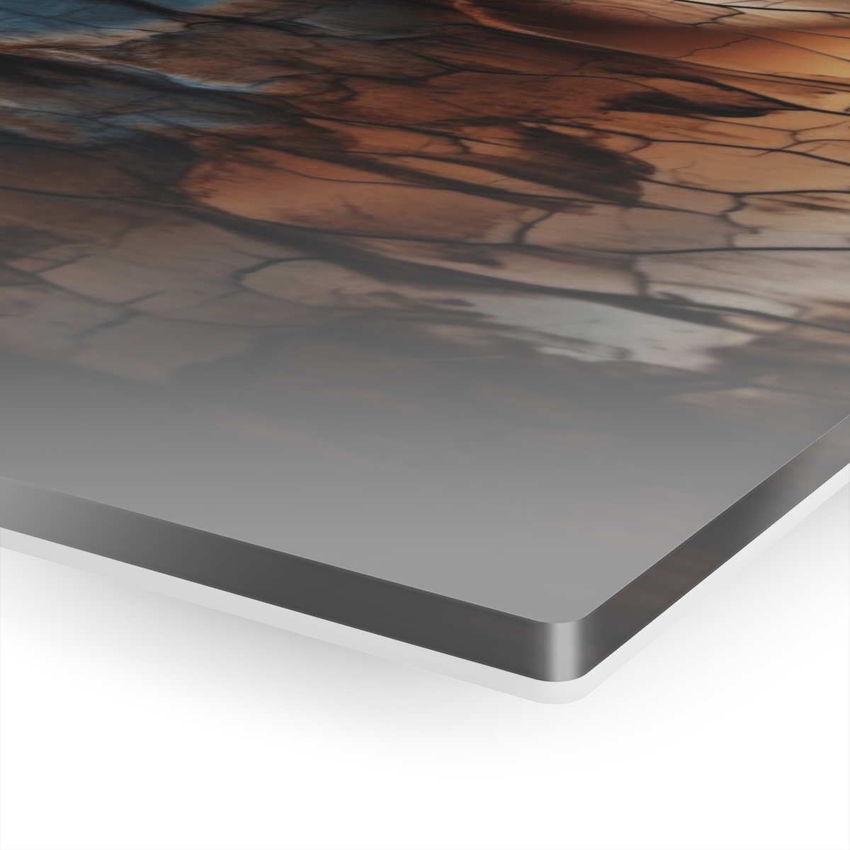 Vibrant Essence: Abstract Life's Reflection Acrylic Print