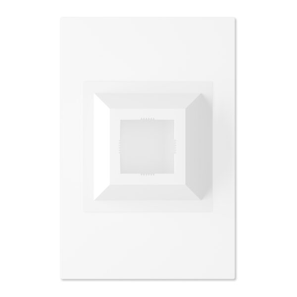 Dual Entities: Abstract Acrylic Print for Striking Office Wall Decor