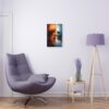 Dual Entities: Abstract Acrylic Print for Striking Office Wall Decor