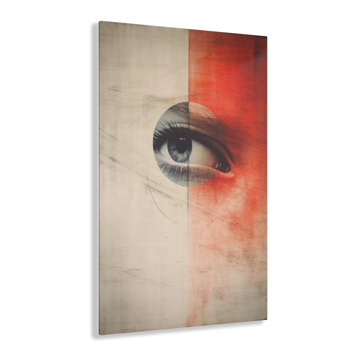 Mystic Vision: Abstract Soul Eye Acrylic Print