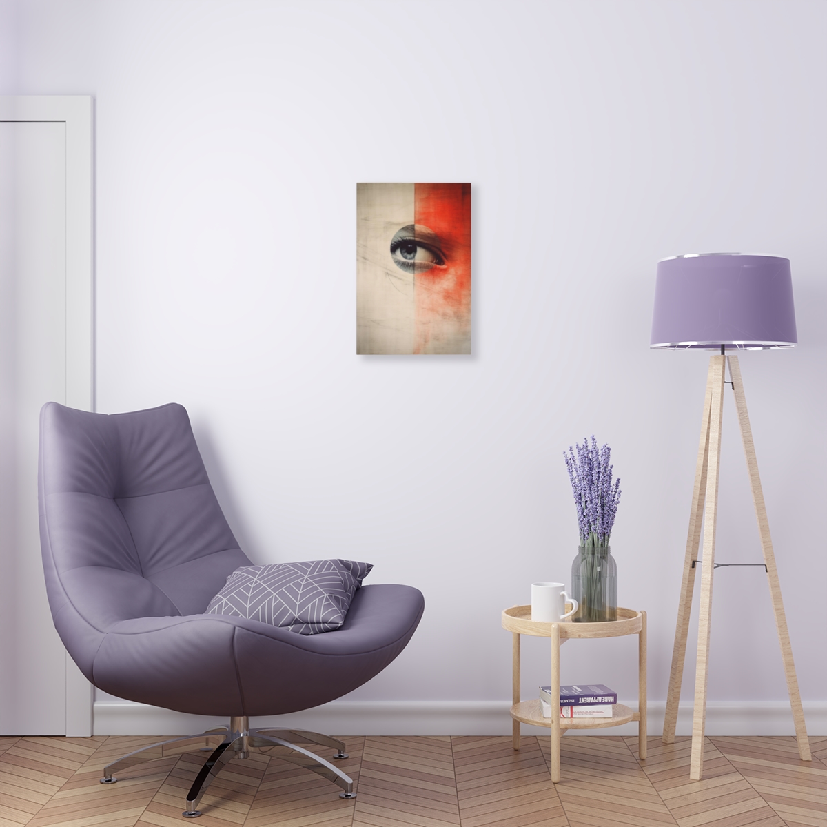 Mystic Vision: Abstract Soul Eye Acrylic Print