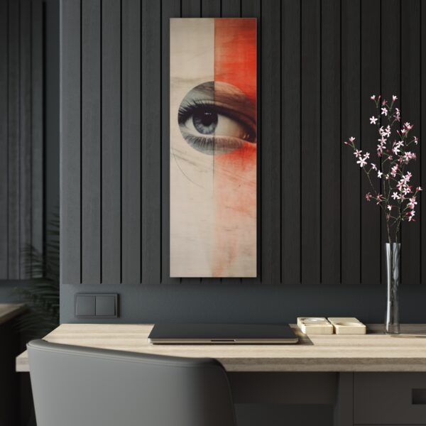 Mystic Vision: Abstract Soul Eye Acrylic Print