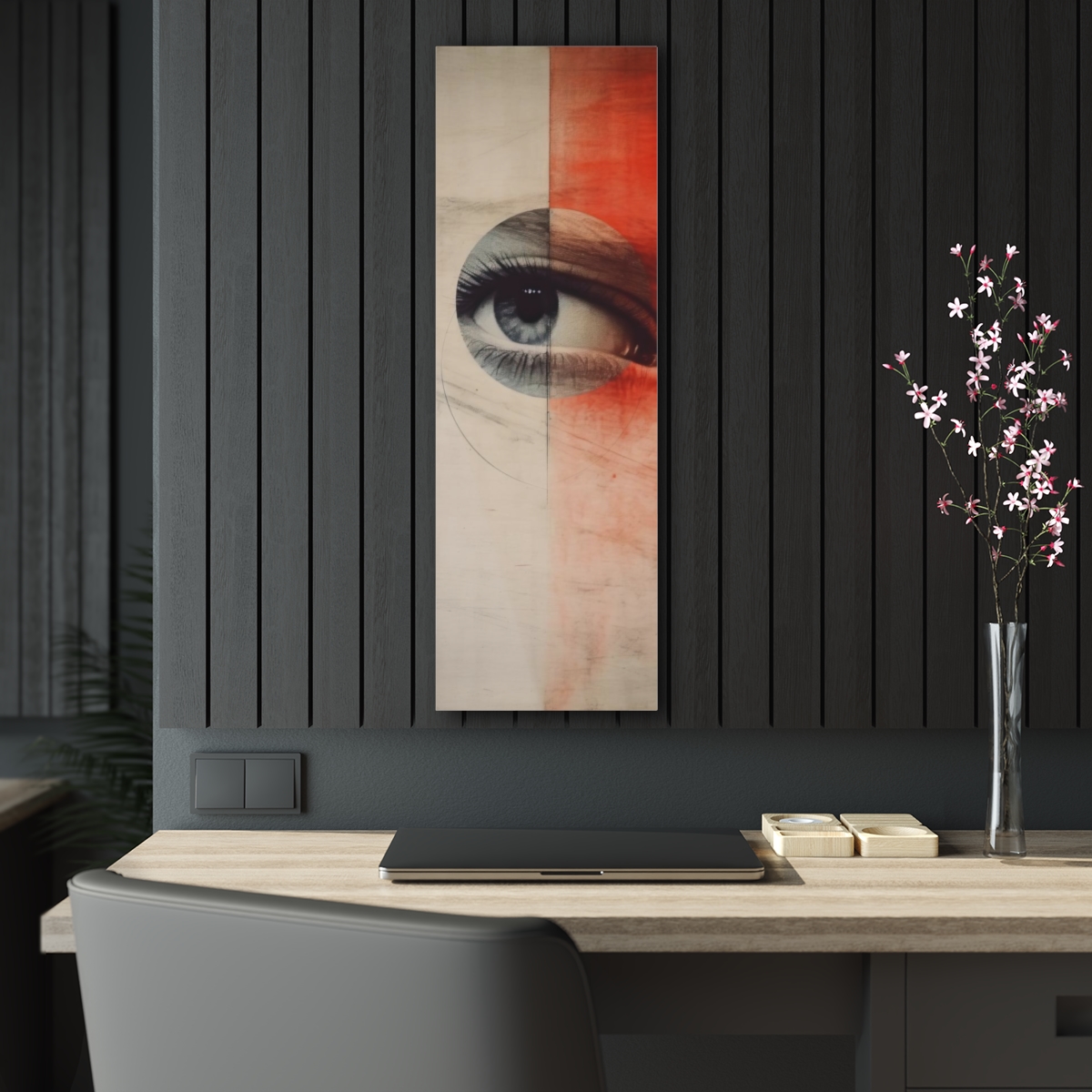 Mystic Vision: Abstract Soul Eye Acrylic Print