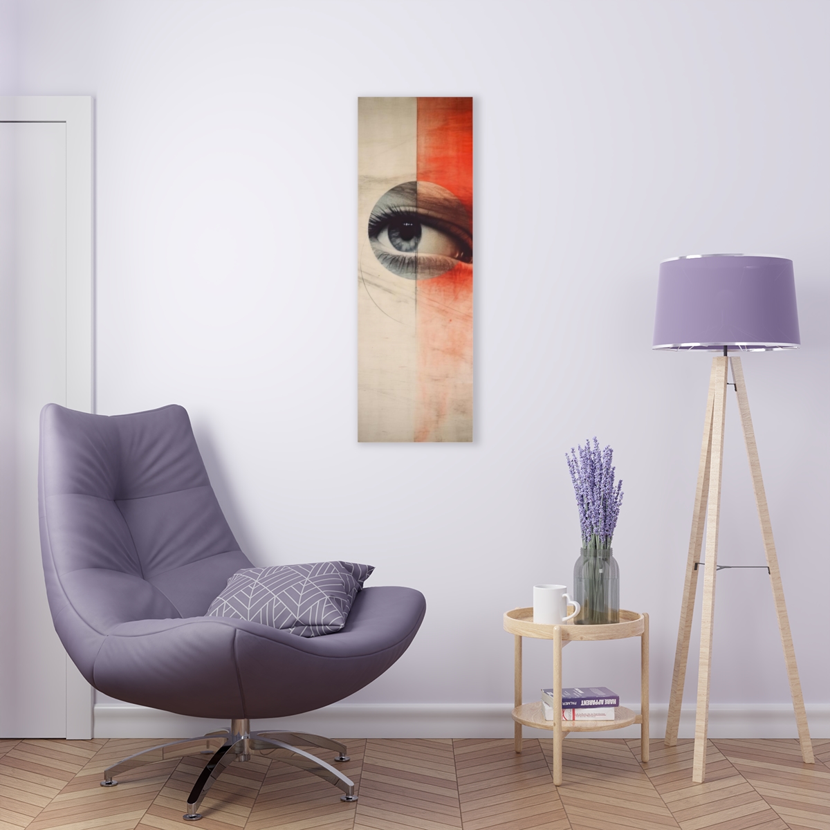 Mystic Vision: Abstract Soul Eye Acrylic Print