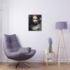 Enigmatic Allure: Abstract Vamp Girl - Acrylic Print