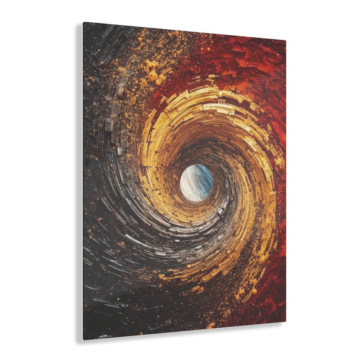 Swirling Abstract: Acrylic Print for Wall & Office Décor