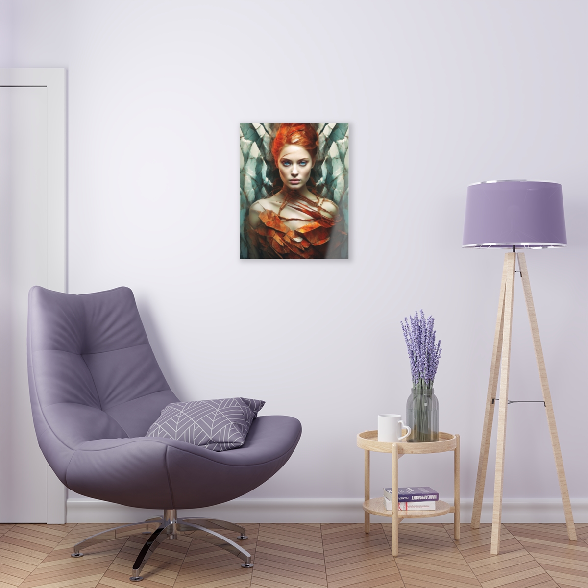 78307-59.jpg Rocky Essence: Abstract Life's Reflection Acrylic Print