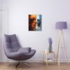 Dual Entities: Abstract Acrylic Print for Striking Office Wall Decor