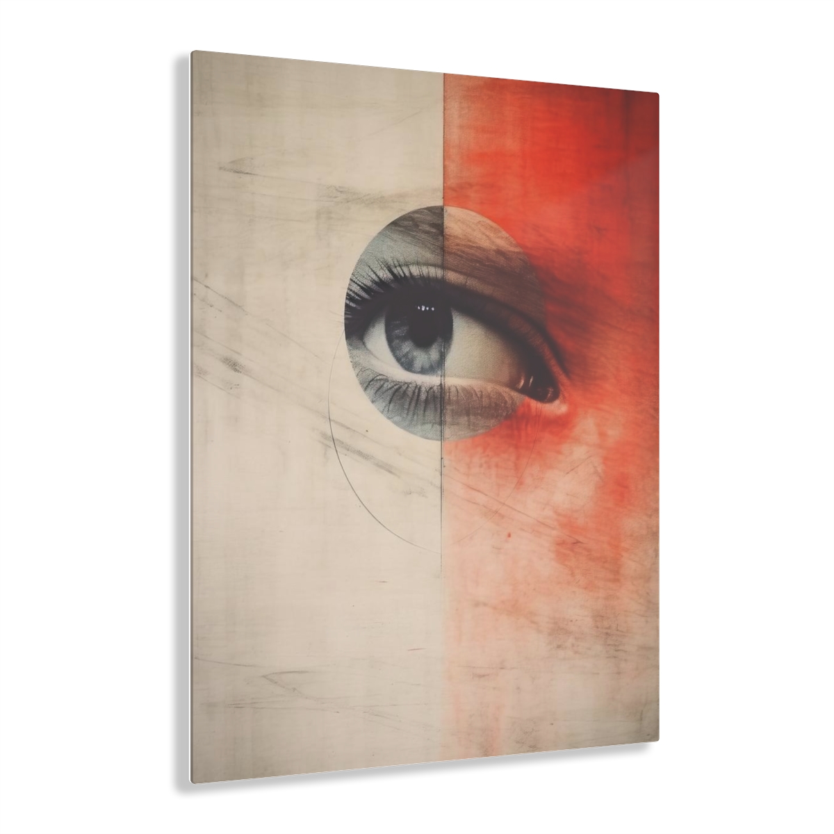 Mystic Vision: Abstract Soul Eye Acrylic Print