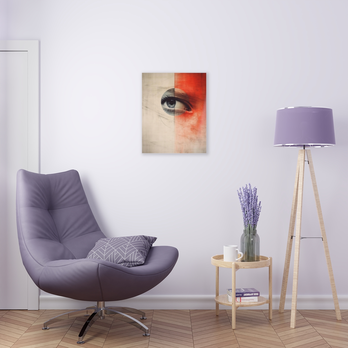 Mystic Vision: Abstract Soul Eye Acrylic Print