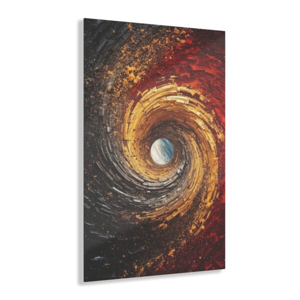 Swirling Abstract: Acrylic Print for Wall & Office Décor