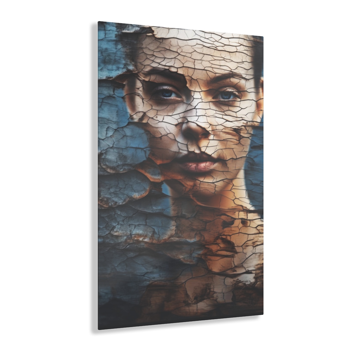 Vibrant Essence: Abstract Life's Reflection Acrylic Print