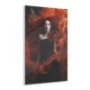 Flaming Irina: Abstract Art Acrylic Print for Wall Decor