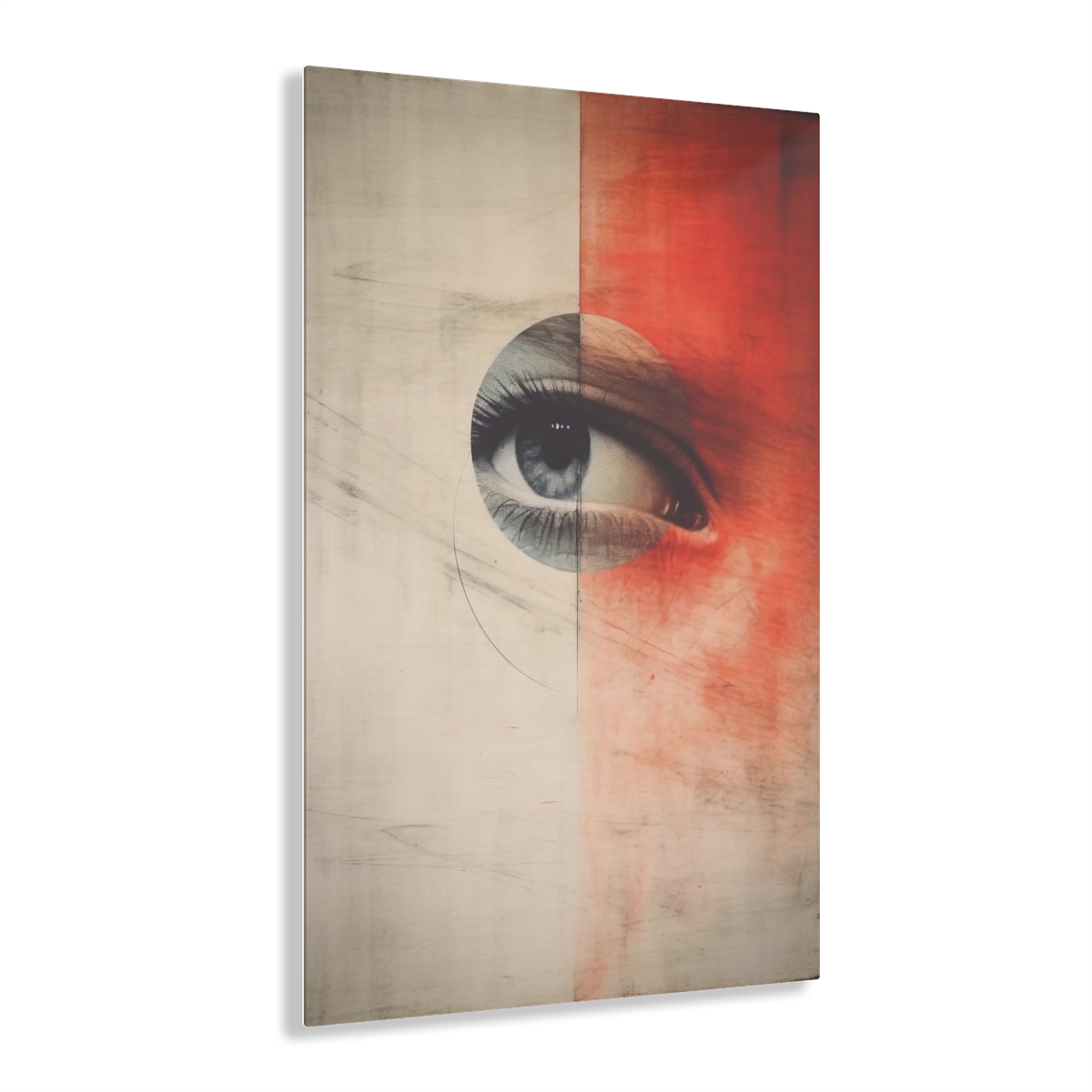 Mystic Vision: Abstract Soul Eye Acrylic Print