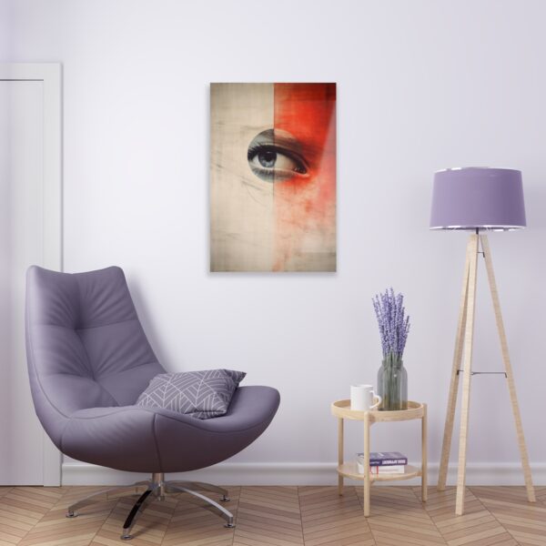 Mystic Vision: Abstract Soul Eye Acrylic Print