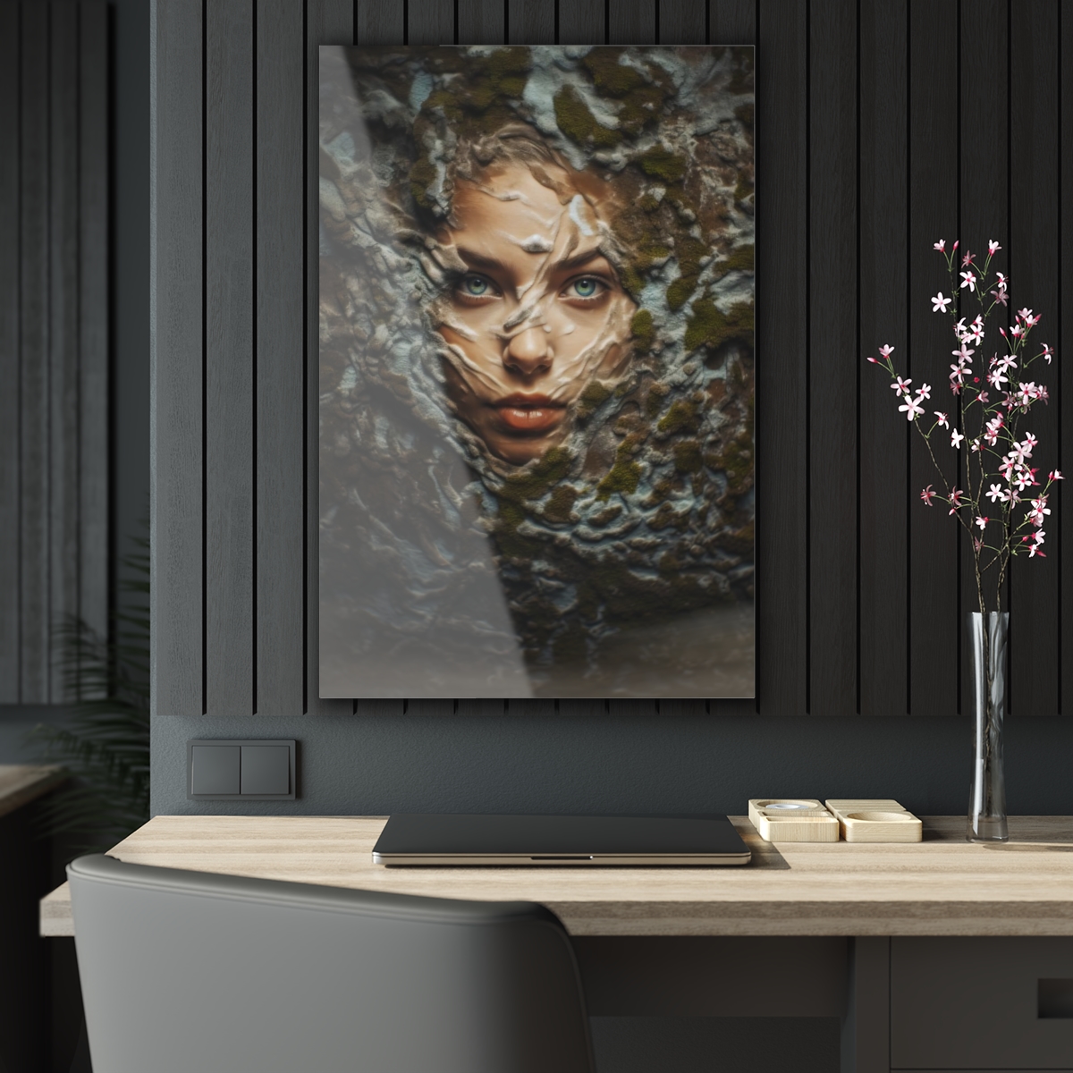 Liberated Essence: Abstract Life's Embrace Acrylic Print