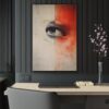 Mystic Vision: Abstract Soul Eye Acrylic Print