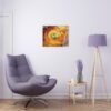 Fluidic Vortex: Abstract Serenity Acrylic Print for Inspiring Wall Art Decor