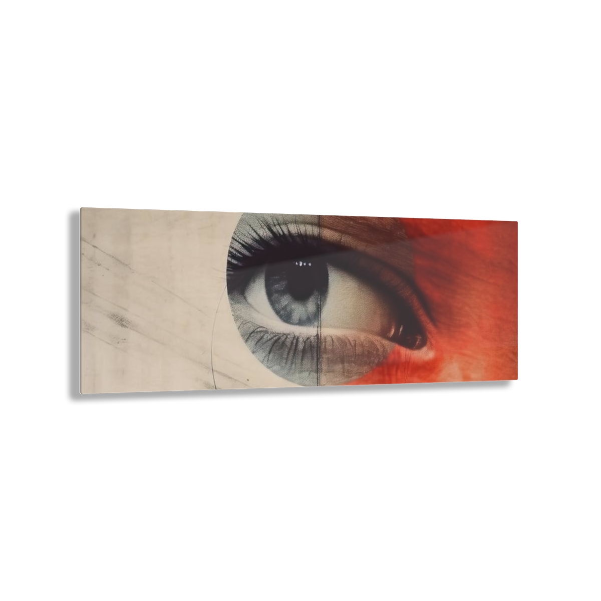 Mystic Vision: Abstract Soul Eye Acrylic Print
