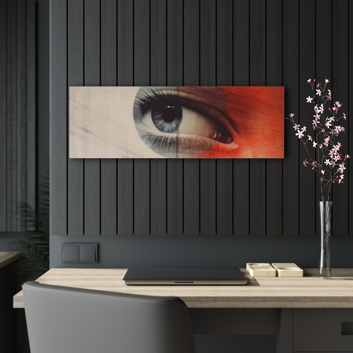 Mystic Vision: Abstract Soul Eye Acrylic Print