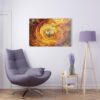 Fluidic Vortex: Abstract Serenity Acrylic Print for Inspiring Wall Art Decor